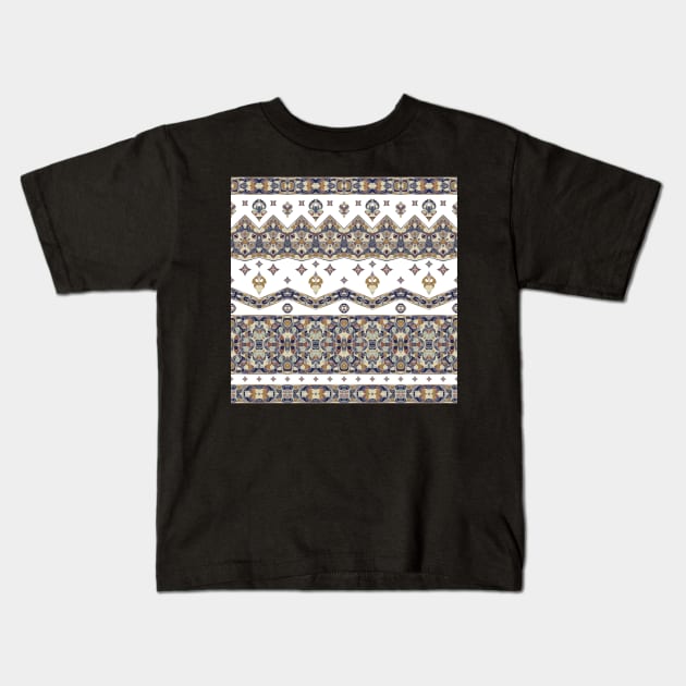 Ethnic patterns in oriental style. Kids T-Shirt by IrinaGuArt